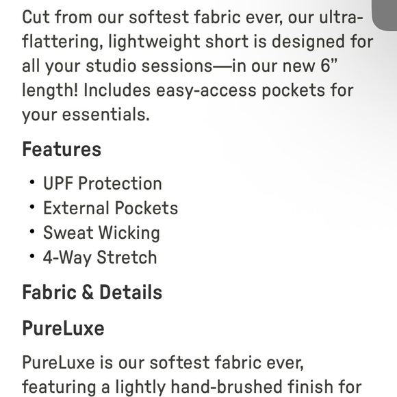 Fabletics Vibrant Red Bike Shorts - Picture 4 of 4